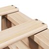 vidaXL Cadre de lit sans matelas 135x190 cm bois de pin massif