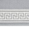 vidaXL Tapis BCF Gris avec motif 100x500 cm