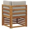 vidaXL Canap&eacute; d'angle ext&eacute;rieur Bois d'Acacia Massif Naturel