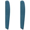 vidaXL Oreille de t&ecirc;te de lit Bleu 80 x 23 x 6 cm Velours