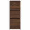 vidaXL Buffet chêne marron 29,5x34x76 cm bois d'ingénierie