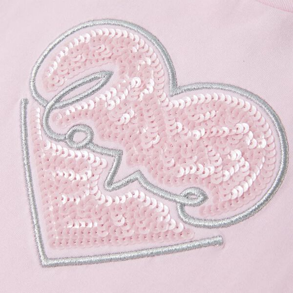 T-shirt pour enfants rose clair 140