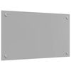 vidaXL Protection de cuisine Gris clair 70 x 40 x 0,6 cm verre trempé