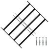 vidaXL Grille de S&eacute;curit&eacute; de Fen&ecirc;tre 75,5 x 60 cm Acier galvanis&eacute;