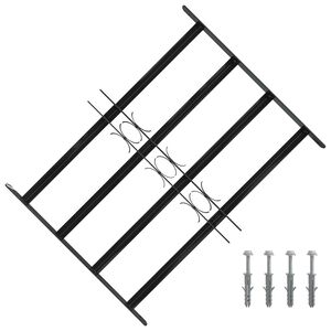 vidaXL Grille de S&eacute;curit&eacute; de Fen&ecirc;tre 75,5 x 60 cm Acier galvanis&eacute;