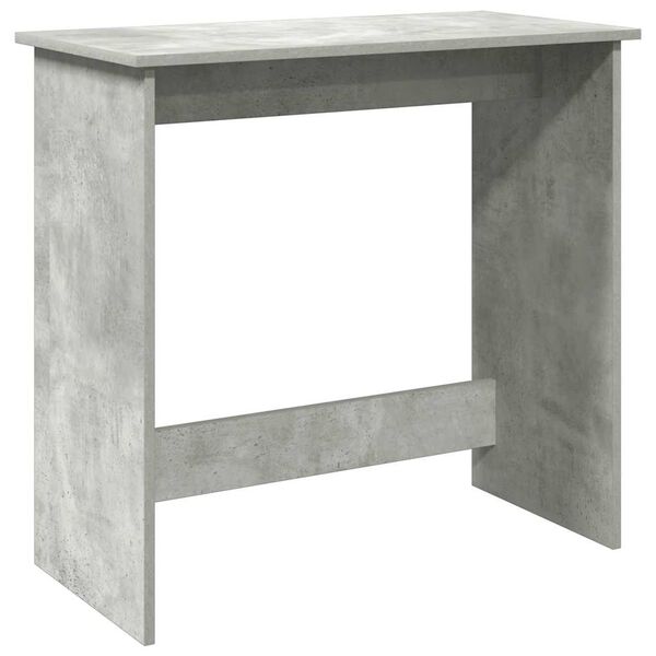 vidaXL Bureau Gris béton 80x40x75 cm Aggloméré