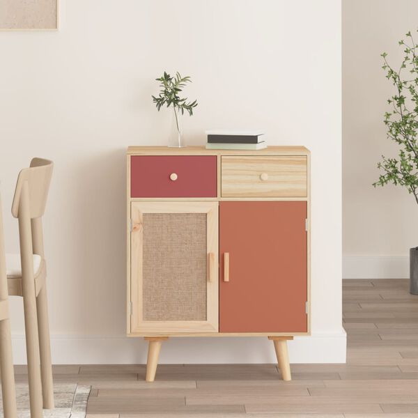 vidaXL Buffet avec tiroirs 60x30x75,5 cm bois d'ing&eacute;nierie