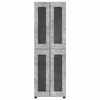 vidaXL Haut Armoire avec &eacute;tag&egrave;re FLORIN Gris b&eacute;ton 60 x 35 x 182 cm