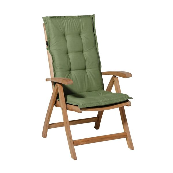 Madison Coussin de chaise &agrave; haut dossier Basic 123x50 cm vert