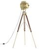 vidaXL Lampadaire &agrave; tr&eacute;pied bois de manguier massif 193 cm