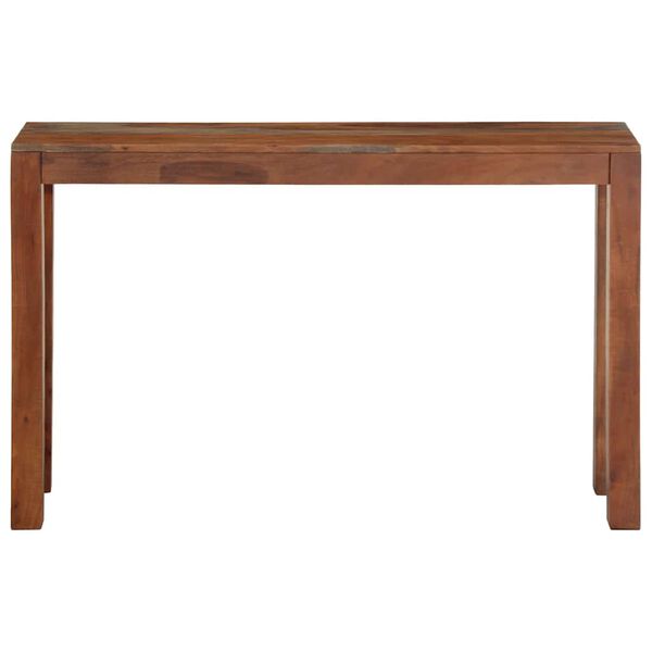vidaXL Table console 120x30x76 cm bois massif d'acacia