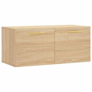 vidaXL Armoire murale ch&ecirc;ne sonoma 80x36,5x35 cm bois d'ing&eacute;nierie