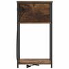 vidaXL Cabinet de chevet Ch&ecirc;ne fum&eacute; 41 x 28 x 76 cm Bois d'ing&eacute;nierie
