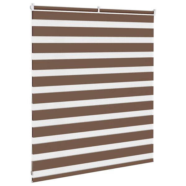 vidaXL Store z&egrave;bre marron 135x100cm largeur du tissu 130,9cm polyester