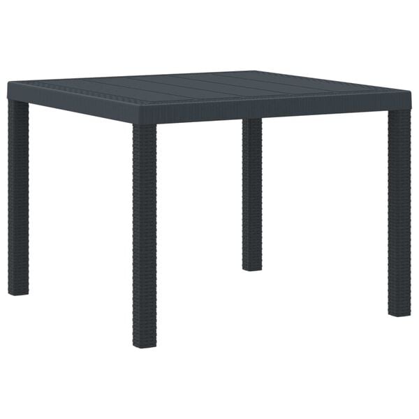 vidaXL Ensemble de salle &agrave; manger pour jardin 5 pcs Anthracite