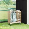 vidaXL Armoire de Golf avec roue Uni Chêne Sonoma 65 x 45 x 98 cm