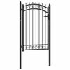 vidaXL Portails de cl&ocirc;ture EMMEN 104 x 117 cm Verrouillable