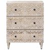 vidaXL Buffet de Rangement Blanc 60 x 33,5 x 75 cm