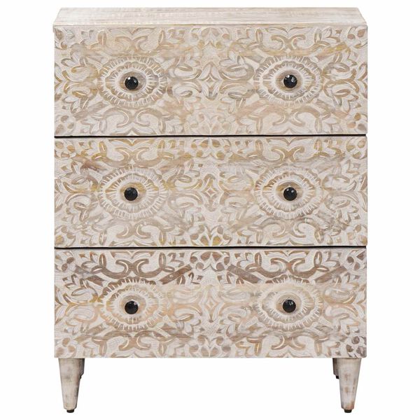 vidaXL Buffet de Rangement Blanc 60 x 33,5 x 75 cm