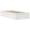 vidaXL Cadre de lit sans matelas blanc 90x190 cm bois de pin massif