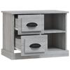 vidaXL Table de chevet sonoma gris 60x35,5x45 cm