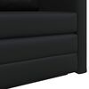 vidaXL Canap&eacute;-Lit 110cm Noir Simili cuir