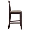 vidaXL Tabourets de bar 2 pcs Marron Tissu