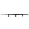 vidaXL Kit de quincaillerie de porte coulissante 366 cm acier noir