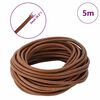 vidaXL Corde en Cuir Marron Clair Ø5 mm x 5 m Cuir