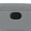 vidaXL Fauteuil inclinable Gris clair Tissu