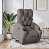 vidaXL Fauteuil inclinable &eacute;lectrique taupe tissu