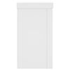 vidaXL Supports pour plantes 2 pcs blanc 10x10x18 cm bois d'ing&eacute;nierie