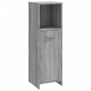 vidaXL Armoire de bain Sonoma gris 30x30x95 cm Bois d'ing&eacute;nierie