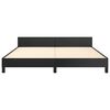 vidaXL Cadre de lit sans matelas noir 160x200 cm similicuir