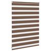 vidaXL Store z&egrave;bre marron 105x100cm largeur du tissu 100,9cm polyester