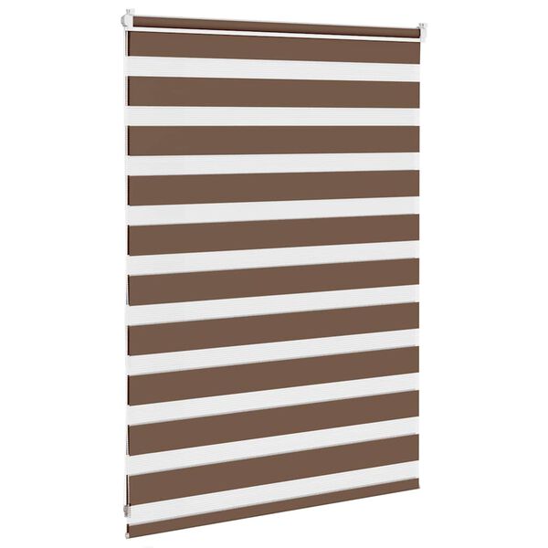 vidaXL Store z&egrave;bre marron 105x100cm largeur du tissu 100,9cm polyester