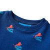 Sweatshirt pour enfants bleu fonc&eacute; 128