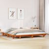 vidaXL Cadre de lit sans matelas cire marron 180x200cm bois pin massif