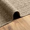vidaXL Tapis ZIZUR beige 120x120 cm aspect de jute int&eacute;rieur ext&eacute;rieur