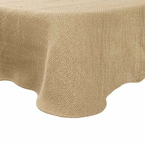 vidaXL Nappe en jute Naturel &Oslash; 300 cm 100 % jute Tossa