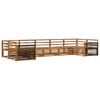 vidaXL Ensemble de canap&eacute;s d'ext&eacute;rieur 7 pc Naturel