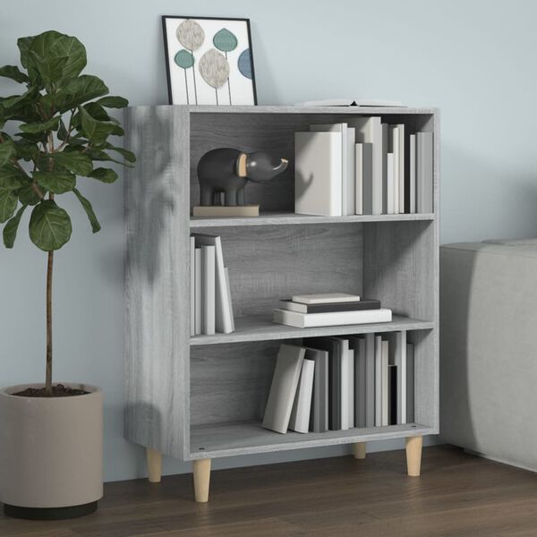 vidaXL Buffet Sonoma gris 69,5x32,5x90 cm Bois d'ingénierie