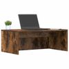 vidaXL Bureau mural Ch&ecirc;ne fum&eacute; 80 x 45 x 30 cm Bois d'ing&eacute;nierie