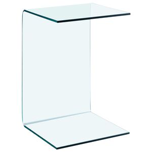 vidaXL Table d'appoint 40x40x60 cm Verre tremp&eacute;