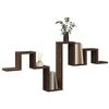 vidaXL &Eacute;tag&egrave;re murale ch&ecirc;ne marron 104,5x10x43 cm bois d'ing&eacute;nierie