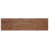 vidaXL banc Naturel 92 x 23,5 x 45,5 cm Bois massif d'acajou