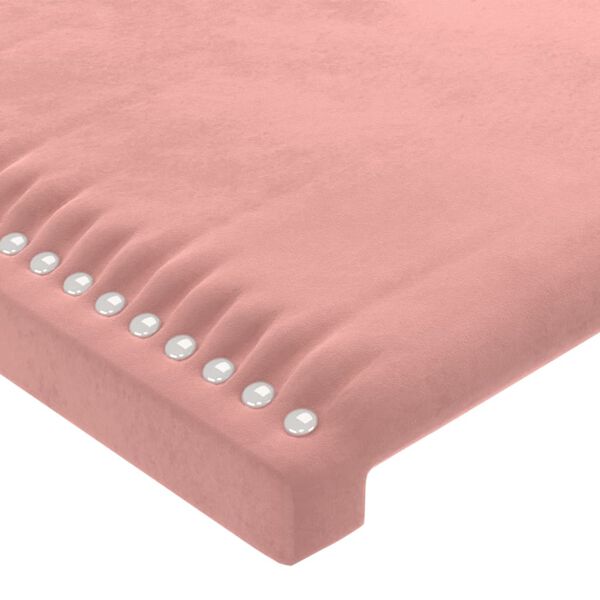 vidaXL T&ecirc;te de lit Rose 144x5x118/128 cm Velours