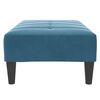 vidaXL Repose-pied bleu 77x55x31 cm velours