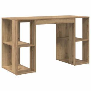 vidaXL Bureau Ch&ecirc;ne artisanal 130 x 50.5 x 75 cm Bois d'ing&eacute;nierie