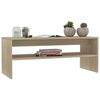 vidaXL Table basse Ch&ecirc;ne sonoma 100x40x40 cm Bois d'ing&eacute;nierie